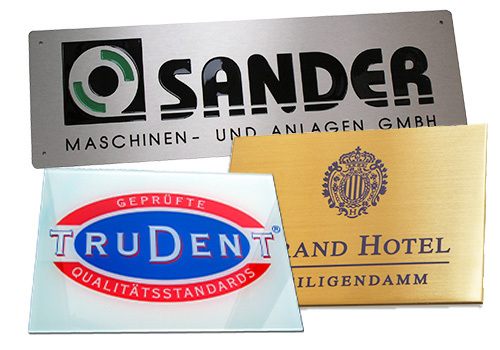 Firmenschilder