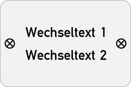Edelstahlschild 60x40x1,0mm Edelstahl V4A geschliffen, 2-zeilig, 2 Bohrungen Edelstahlschild 60x40x1,0mm Edelstahl V4A geschliffen, 2-zeilig, 2 Bohrungen