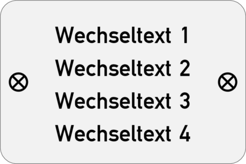 Edelstahlschild 60x40x1,0mm, Edelstahl V4A geschliffen , 4-zeilig, 2 Bohrungen Edelstahlschild 60x40x1,0mm, Edelstahl V4A geschliffen , 4-zeilig, 2 Bohrungen