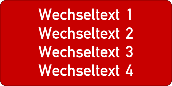 Gravurschild 60x30x1,5 mm, Kunststoff gelb, 4-zeilig, selbstklebend