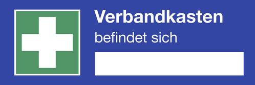 Verbandkasten befindet sich, ISO 7010, Kunststoff, 500x200 mm