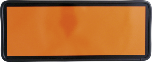 Kleine Gefahrgutwarntafel, starr, Aluminium, reflektierend, 300x120 mm