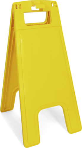 Warnaufsteller FIX, neutrale Ausführung, Kunststoff, 280x580 mm