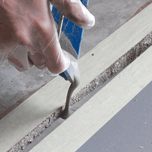 Betonreparatursystem Fließspachtel 25 kg, 2-Komponenten-Reparaturgemisch, grau