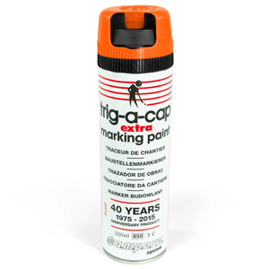 Baustellenmarkierer TRIG-A-CAP® EXTRA, orange fluoreszierend