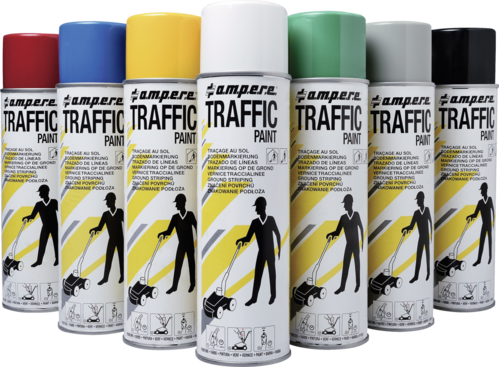 Farbdose TRAFFIC PAINT® grau ca. RAL 7042, Dose à 500 ml