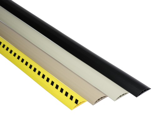 Kabelbrücken-Set aus Kunststoff, Gelb-Schwarz, 100 mm x 3 m
