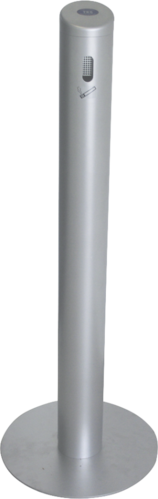 Standascher SMOKER, Alu, Silber, Ø 100 mm, Höhe 1041 mm