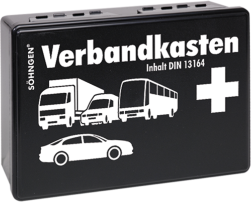 Kfz-Verbandkasten nach DIN 13164, Kunststoff, 260x160x80 mm