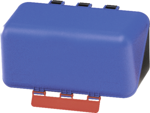 SecuBox Mini blau, ohne Inhalt, Kunststoff, 236x120x120 mm