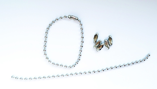 Kugelkette Edelstahl Verpackungseinheit 50 Stück (Stückpreis ab 0,22 €)