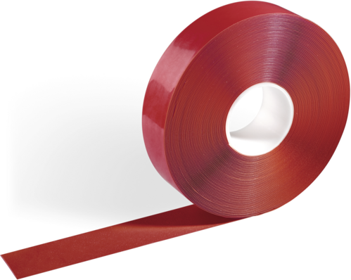 Bodenmarkierungsband DURALINE® 50/05, Rutschhemmung R9, rot, 50 mm x 30 m