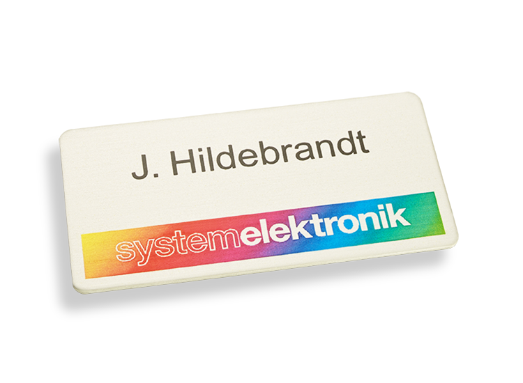 Beispielbild 60x30 mm Aluminium silber matt eloxiert