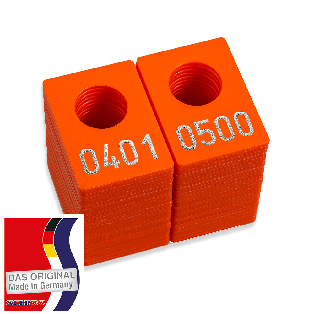 Geprägte Garderobenmarken -je 250 Stück- Aktion Stückpreis 0,31 €