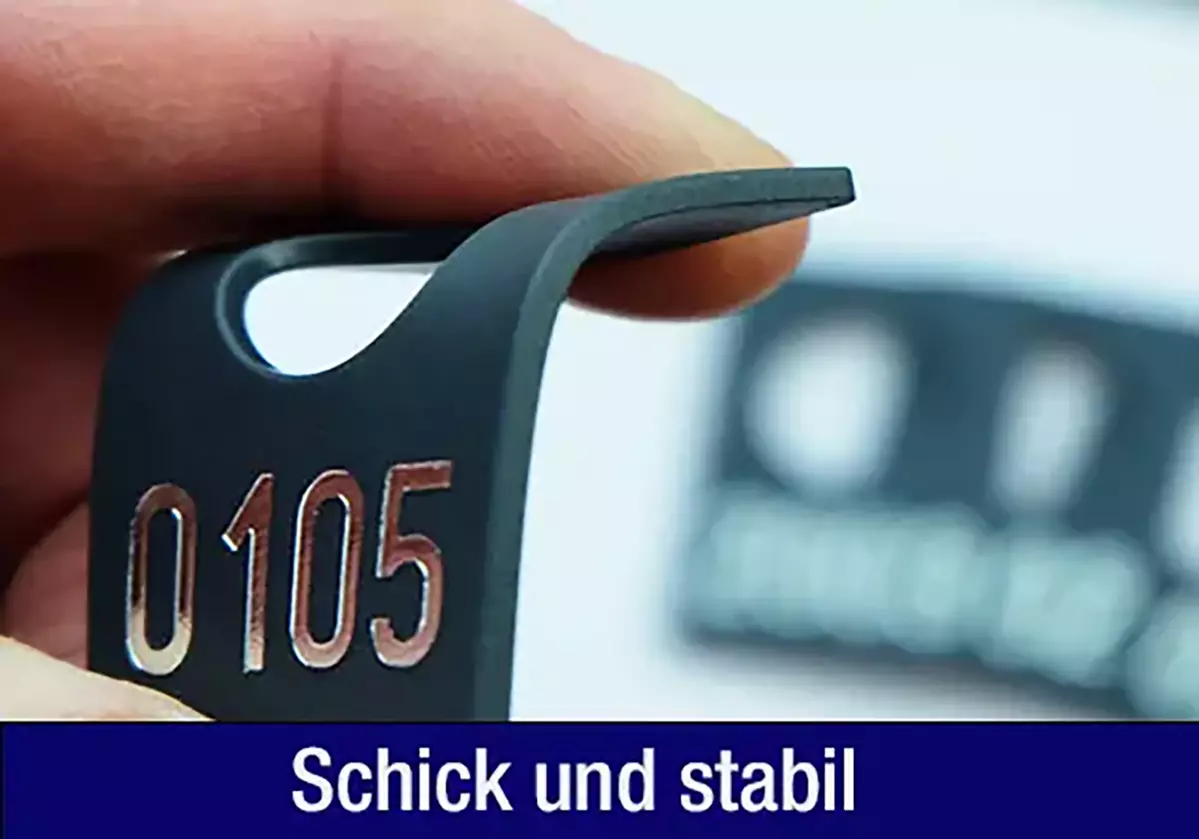 Geprägte Garderobenmarken -je 250 Stück- Aktion Stückpreis 0,31 €