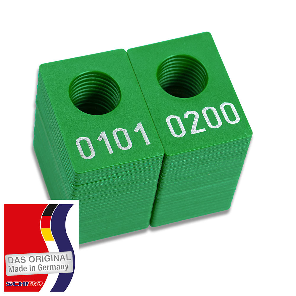 Geprägte Garderobenmarken -je 250 Stück- Aktion Stückpreis 0,31 €
